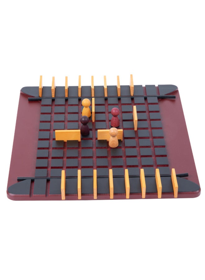 Step by Step to Win Board Game: Chase the Rabbit, Siege Board Game Battle Toy, Early Education Puzzle